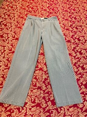 Eddie Bauer Green Wrinkle Resistant Men's Pants 34